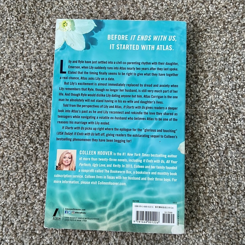 It starts with us Colleen Hoover - Picture 2 of 2